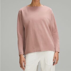 Lululemon Athletica Back in Action Twilight Rose Long Sleeve Top
